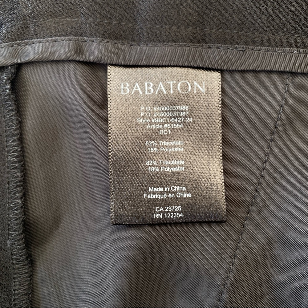 Aritzia Babaton|Premium Japanese Fabric Crepe Drapey Mini Shorts Black Size 00 - Picture 10 of 13